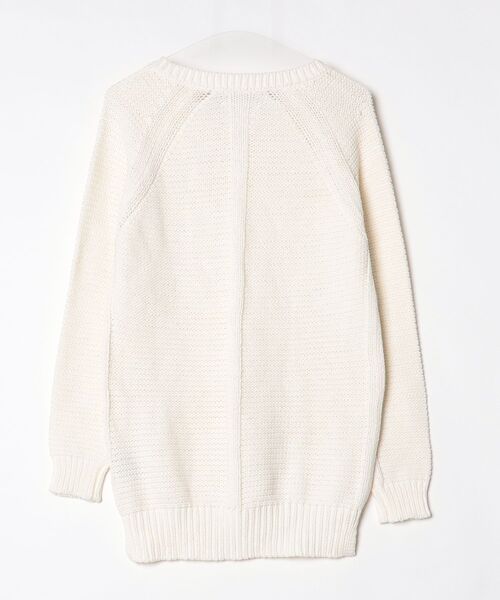 「attack the mind 7」 長袖ニット 2 ベージュ メンズ_画像2