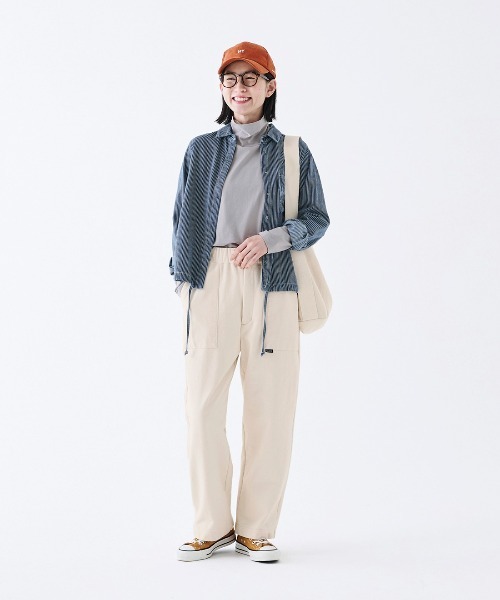 「Sunny clouds」 スウェットパンツ LL オフホワイト レディース_画像7