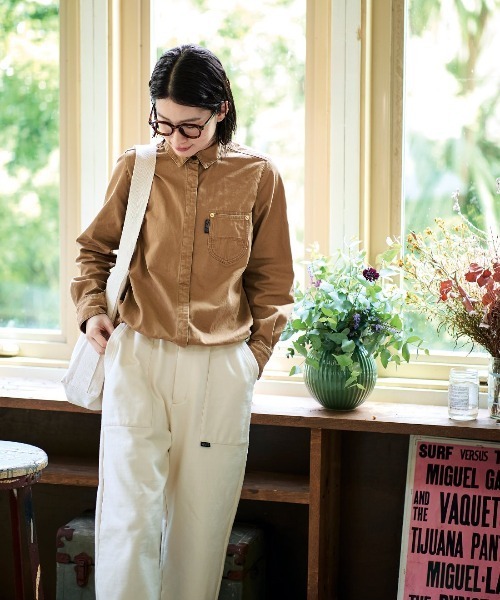 「Sunny clouds」 スウェットパンツ LL オフホワイト レディース_画像9