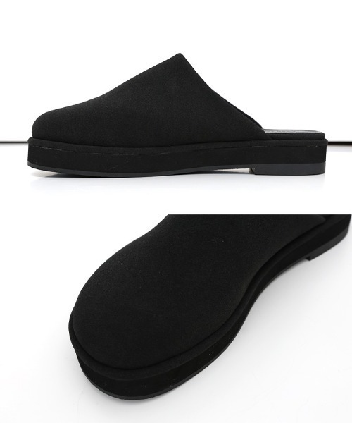「select MOCA」 フラットサンダル MEDIUM チャコールグレー レディース_画像6