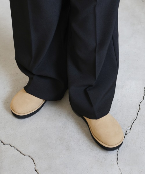「select MOCA」 フラットサンダル MEDIUM チャコールグレー レディース_画像9