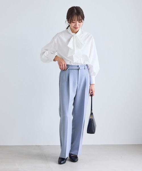 美品★ロペピクニック パンツスーツ 360°ウルトラストレッチ 洗える XL ROPE' PICNIC（ロペ ピクニック） パンツ 「WEB限定カラー」360