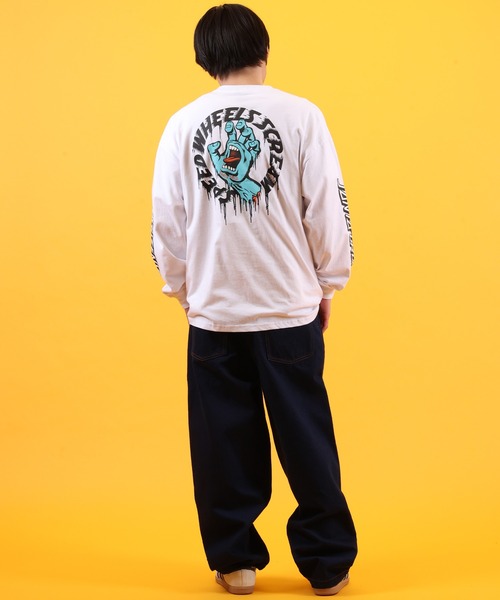 SANTA CRUZ スノーボードパンツ イエロー SANTA CRUZ（サンタクルーズ） ワイドパンツ パンツ BIG MOUTH JEANS