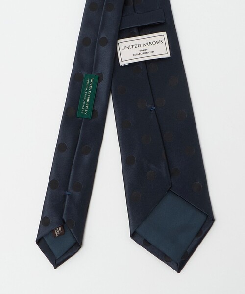 UNITED ARROWS（ユナイテッドアローズ） ネクタイ ネイビー ドット