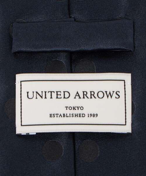 UNITED ARROWS（ユナイテッドアローズ） ネクタイ ネイビー ドット