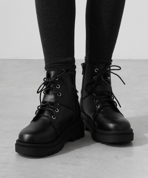 「LibertyDoll」 ショートブーツ 36 ブラック レディース_画像6