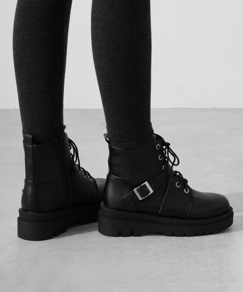 「LibertyDoll」 ショートブーツ 36 ブラック レディース_画像7