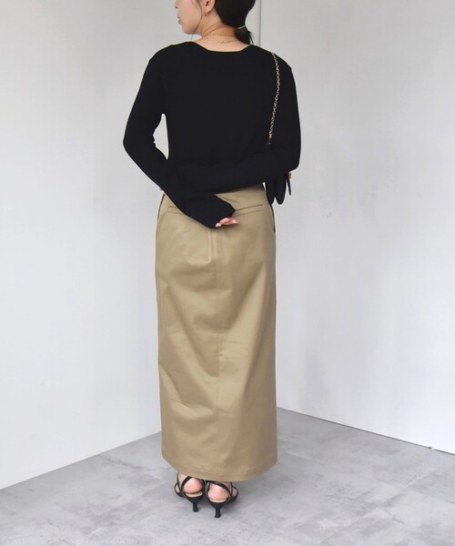 「quaranciel」 タイトスカート 40 ベージュ レディース_画像7