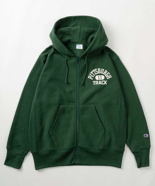 Champion（チャンピオン） ジップアップパーカー L ブラック メンズ