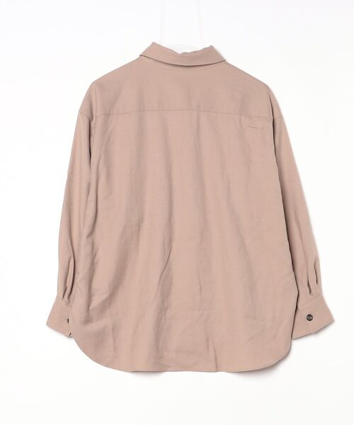「Lisiere」 長袖シャツ - ベージュ レディース_画像2