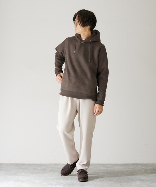 「417 EDIFICE」 プルオーバーパーカー LARGE ネイビー メンズ_画像9