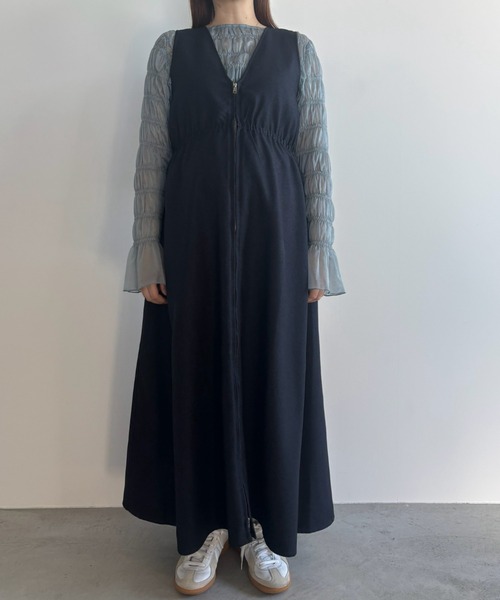 「Unitage」 スカート FREE チャコールグレー レディース_画像2