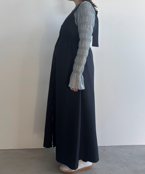 「Unitage」 スカート FREE チャコールグレー レディース_画像3