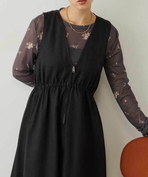 「Unitage」 スカート FREE チャコールグレー レディース_画像8