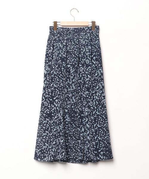 「FRAY I.D」 花柄ロングスカート ONE SIZE ネイビー レディース_画像2