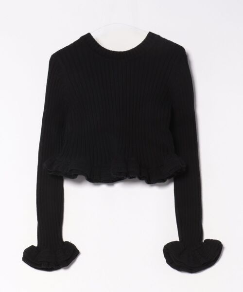 CLANE（クラネ） ニット セーター CLANE W FACE SHORT FRILLED KNIT