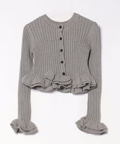 CLANE（クラネ） ニット セーター CLANE W FACE SHORT FRILLED KNIT