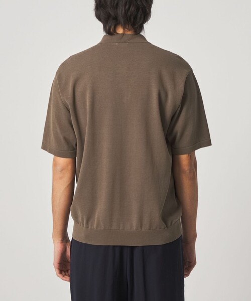 ハイツイスト ショートスリーブ ポロシャツ LOOSE Steven Alan＞ ハイツイスト ショートスリーブ ポロシャツ LOOSE