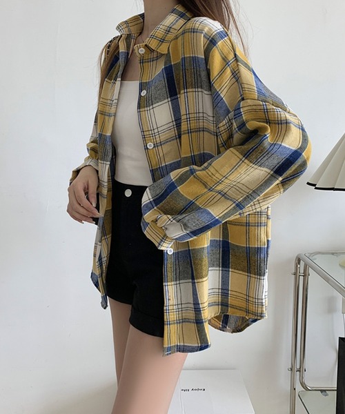 「BENDER TOKYO」 長袖シャツ FREE ブラウン レディース_画像5