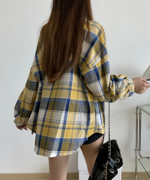 「BENDER TOKYO」 長袖シャツ FREE ブラウン レディース_画像7