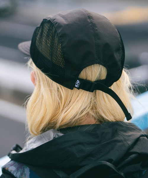 「KiU」 キャップ FREE ブラック×カーキ メンズ_画像8