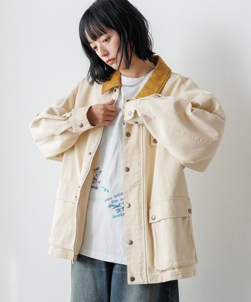 PBLIM コート アウター 「UNISEX」ハイショクワークジャケット