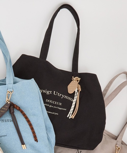 Heartdance（ハートダンス） トートバッグ A4対応 キャンバス チャーム