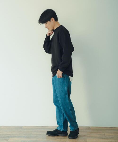 「ITEMS URBANRESEARCH」 スウェットカットソー MEDIUM グレー メンズ_画像4
