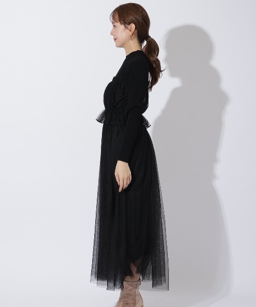 AND COUTURE（アンドクチュール） ドッキングワンピース FREE ベージュ