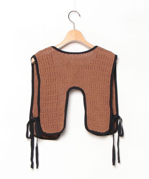未使用品todayful Tencel silk knit vest ブラウン茶 未使用品todayful