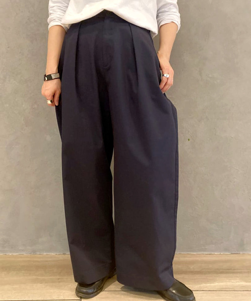 「JOURNAL STANDARD LUXE」 チノパンツ MEDIUM ネイビー レディース