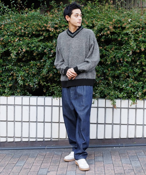 「niko and...」 デニムパンツ MEDIUM インディゴブルー メンズ_画像5