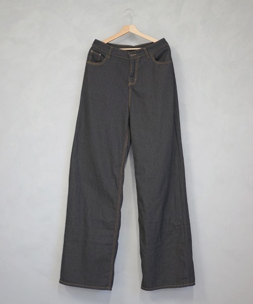 「Shoowtime」 デニムパンツ LARGE ブラック メンズ_画像8