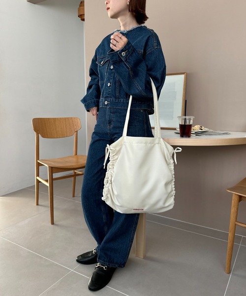 「DISCOAT」 トートバッグ FREE ブラック レディース_画像7