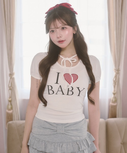 PHILLY（フィリー） tシャツ 半袖 アイラブbabyチョーカーT レディース