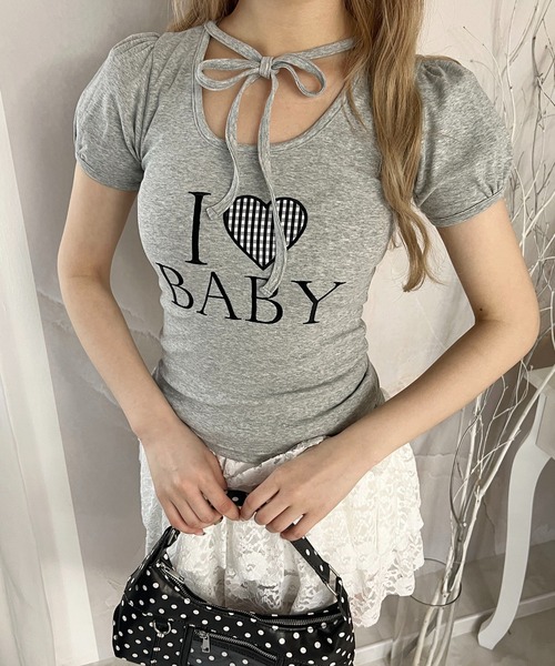 PHILLY（フィリー） tシャツ 半袖 アイラブbabyチョーカーT レディース