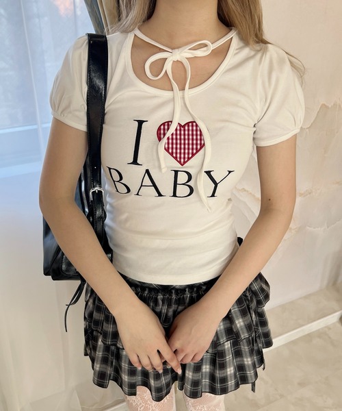 PHILLY（フィリー） tシャツ 半袖 アイラブbabyチョーカーT レディース