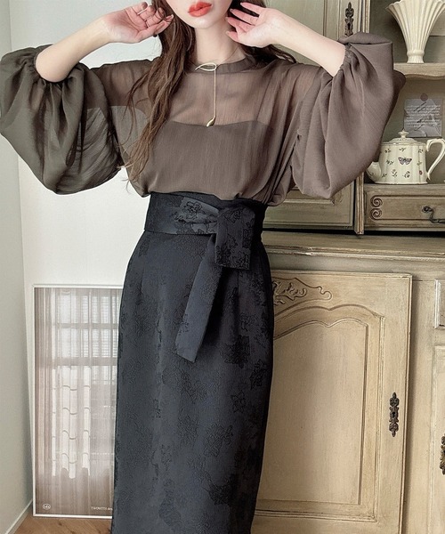 「Meiru」 タイトスカート LARGE ブラック レディース_画像4