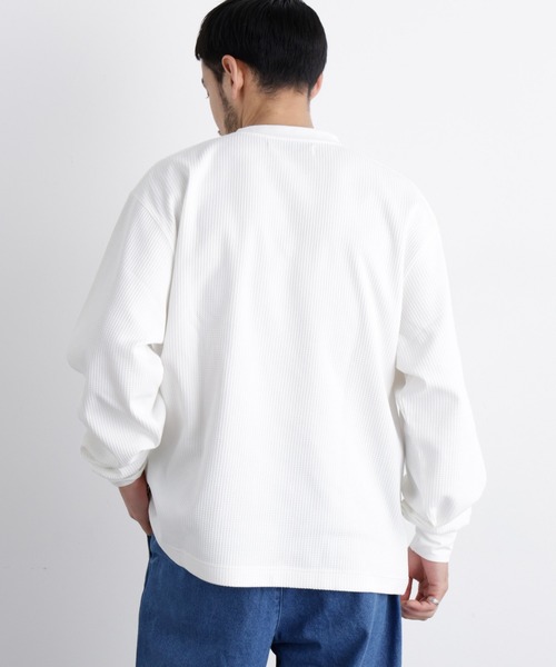 NANO universe（ナノ・ユニバース） tシャツ ワッフルプルオーバーT