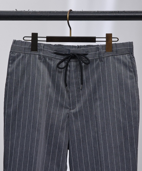 「ABAHOUSE GRAY」 スラックス 44 ネイビー メンズ_画像4