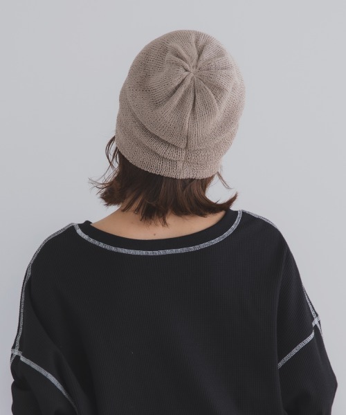polcadot（ポルカドット） ニット帽 ニットキャップ メッシュ サマー