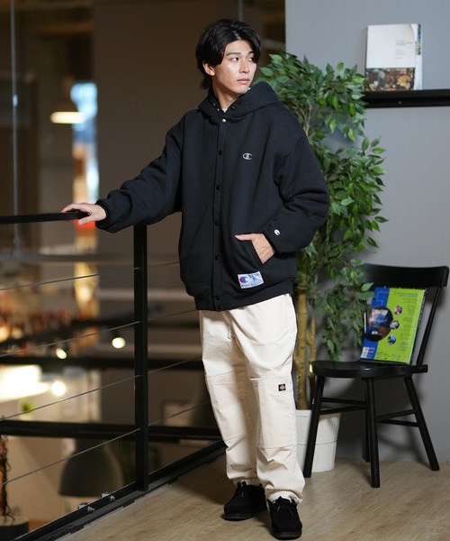 「Champion」 ジャケット M ブラック メンズの画像