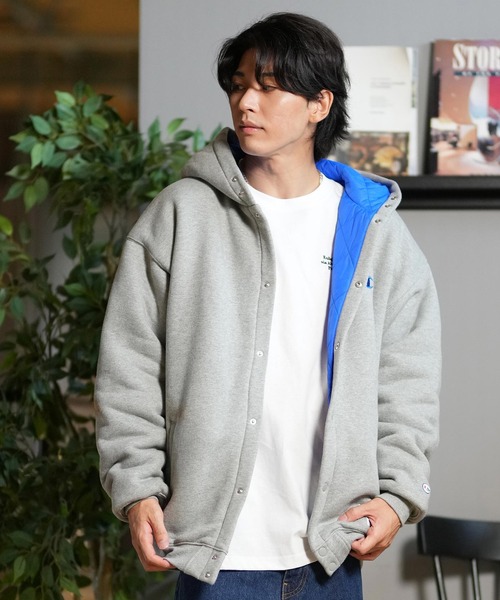 「Champion」 ジャケット M ブラック メンズの画像
