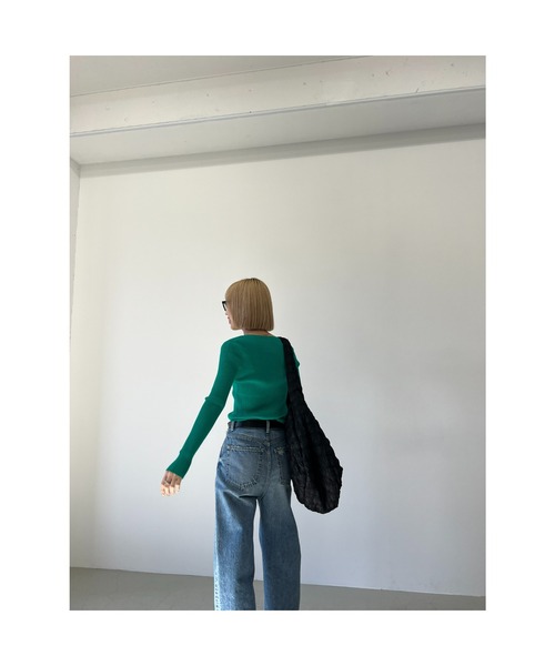 「BLACK BY MOUSSY」 デニムパンツ 23inch ブルー レディースの画像