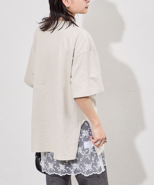別注【RIDING HIGH/ライディングハイ】ラフィ天竺Tシャツ 新品ベージュ JOURNAL STANDARD｜【RIDING HIGH/ライディングハイ】ラフィテンジク