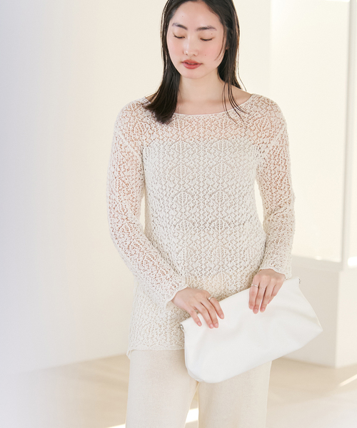 plage（プラージュ） ニット セーター ENRICA / エンリカ 別注 LACE