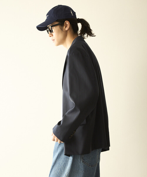 「Firsthand」 テーラードジャケット MEDIUM ネイビー メンズの画像