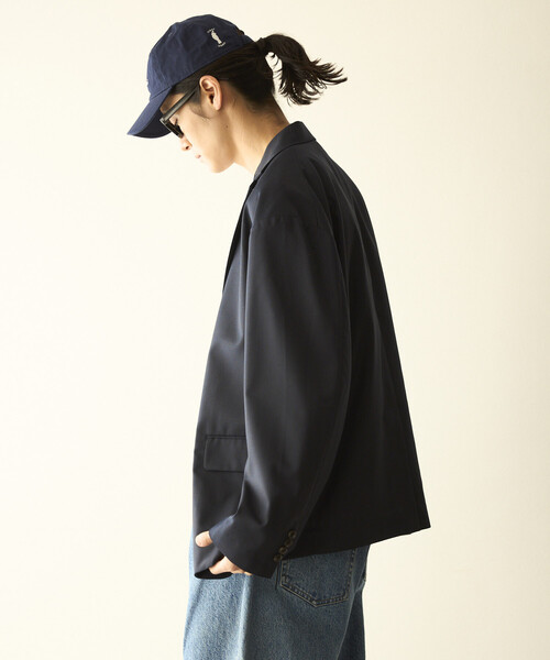 「Firsthand」 テーラードジャケット MEDIUM ネイビー メンズの画像