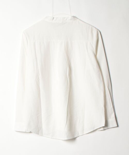 「BLANC FICELLE」 長袖ブラウス S ホワイト レディース_画像2