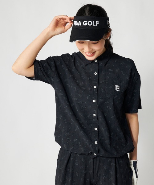 フィラゴルフ★吸汗速乾★UVカット★ストレッチ★シャツ【レディース サイズM】 FILA GOLF ブラウス シャツ 「FILA GOLF:フィラゴルフ」レディース